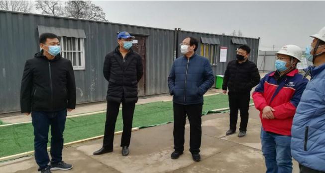 市交投集团党委委员、副总经理朱波莅临邯郸市机场改扩建航管楼（含塔台）项目检查指导工作