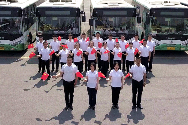 邯郸公交集团举行庆祝建党100周年红歌大合唱活动